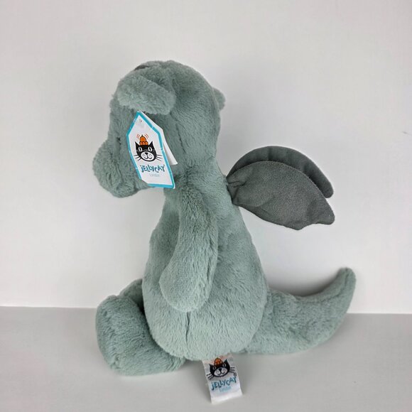 Jellycat Bashful Dragon Medium Used with Tags - Picture 2 of 5
